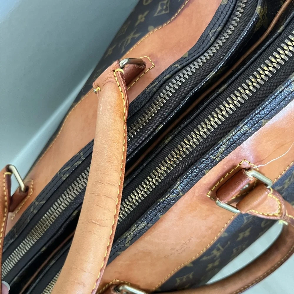 Louis Vuitton LV Travel Bag Alize 2 Pouches Brown Monogram - Picture 9 of 13